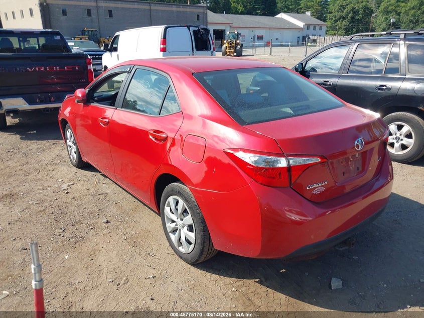 Vin: 2t1burhe6gc489019, lot: 46273950, toyota corolla le 20163