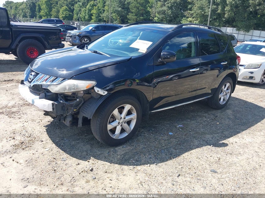 Vin: jn8az1mw5aw108633, lot: 46273972, nissan murano sl 20102