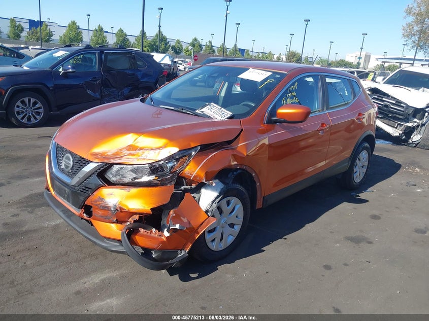 Vin: jn1bj1cv5lw258361, lot: 46273994, nissan rogue sport s fwd xtronic cvt 20202