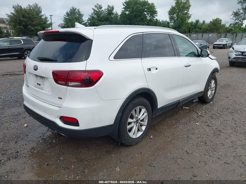 Vin: 5xypg4a32kg553871, lot: 46274005, kia sorento 2.4l lx 20194