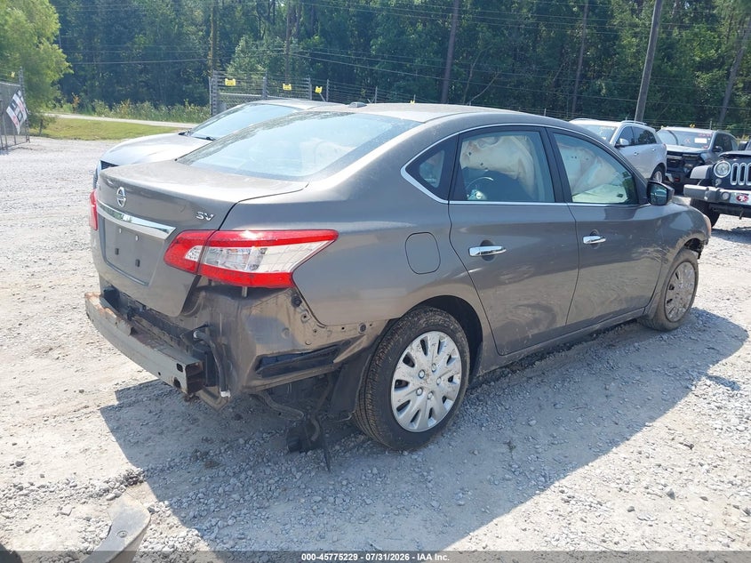 Vin: 3n1ab7ap2fy242843, lot: 46274009, nissan sentra sv 20154