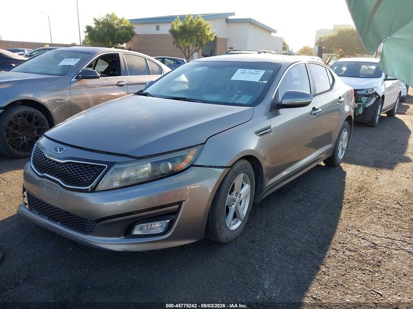 Vin: 5xxgm4a71eg325834, lot: 46274022, kia optima lx 20142