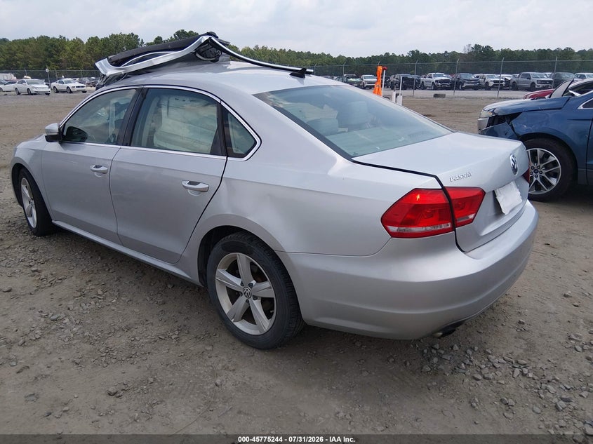 Vin: 1vwbs7a39ec113761, lot: 46274024, volkswagen passat 1.8t se 20143