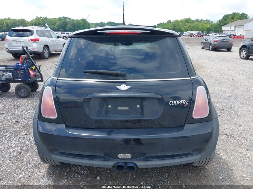 MINI COOPER S 2003 VIN WMWRE33413TD69154