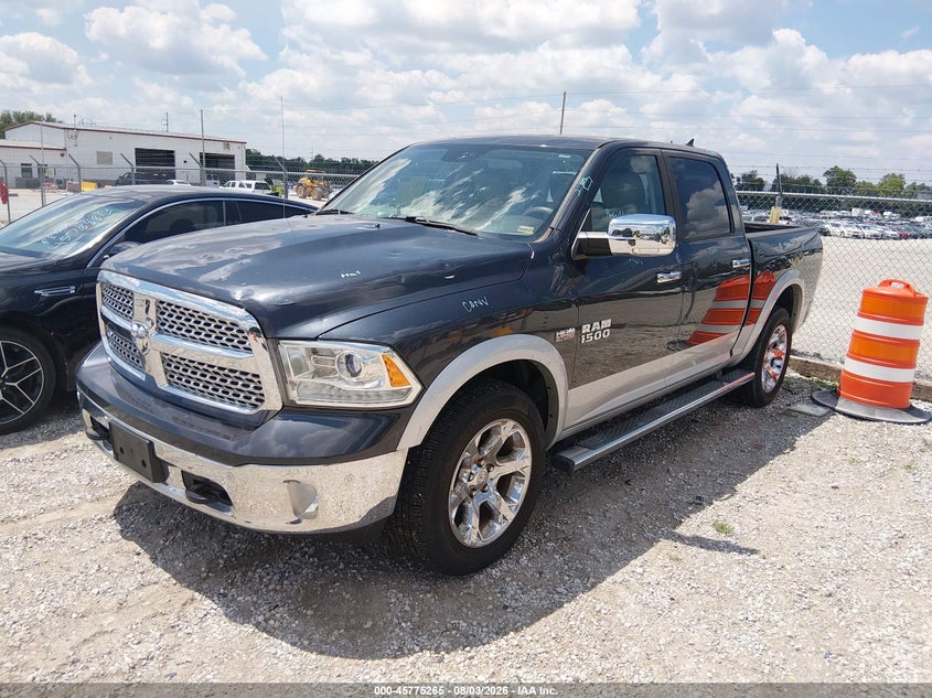 Vin: 1c6rr7nt4hs707473, lot: 46274045, ram 1500 laramie  4x4 5'7 box 20172
