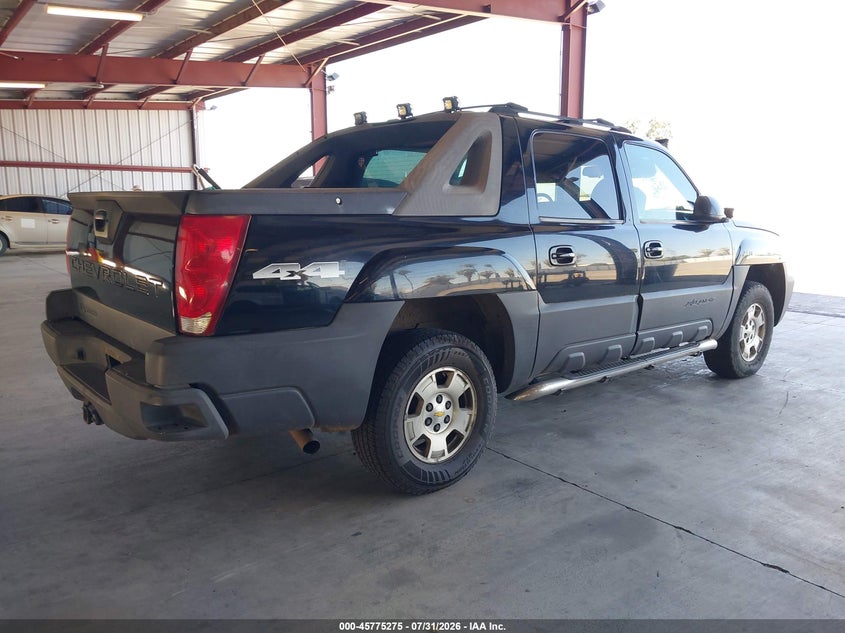 2003 CHEVROLET AVALANCHE 1500 auction photo 4