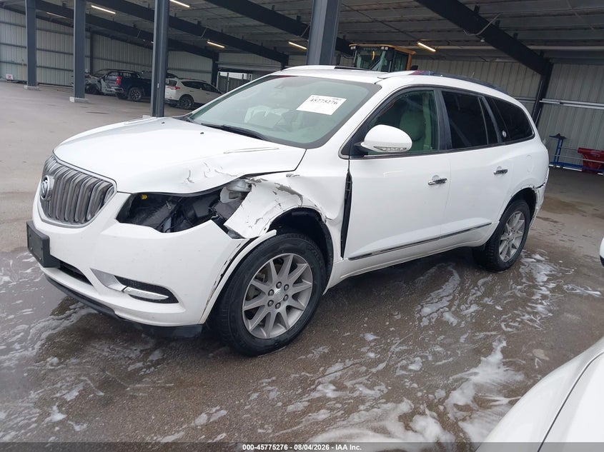 Vin: 5gakrbkd4hj298537, lot: 46274056, buick enclave leather 20172
