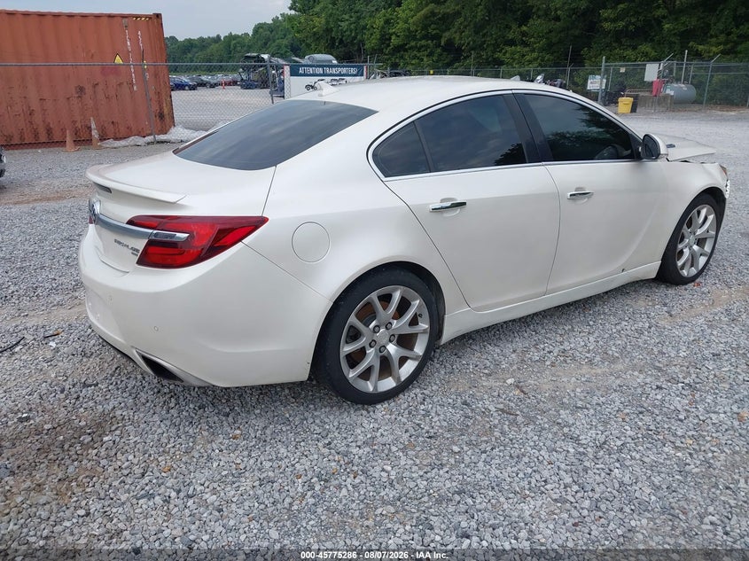 Vin: 2g4gu5gx3e9321509, lot: 46274066, buick regal gs 20144