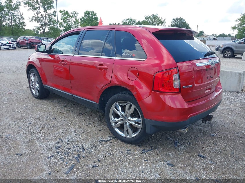 Vin: 2fmdk4kc2bba29961, lot: 46274075, ford edge limited 20113
