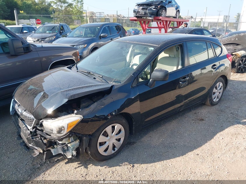 Vin: jf1gpaa65e8279852, lot: 46274080, subaru impreza 2.0i 20142