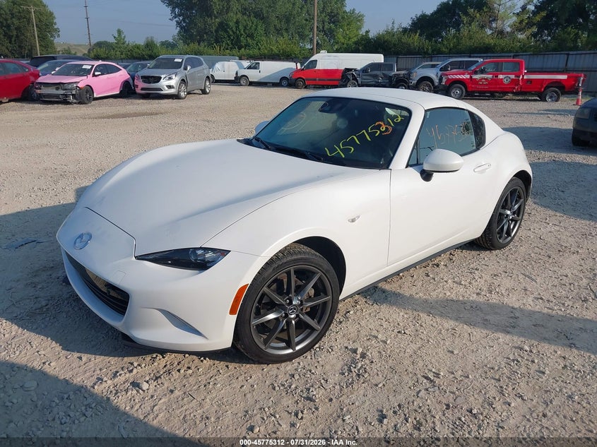 Vin: jm1ndam71k0301547, lot: 46274092, mazda mx-5 miata rf grand touring 20192