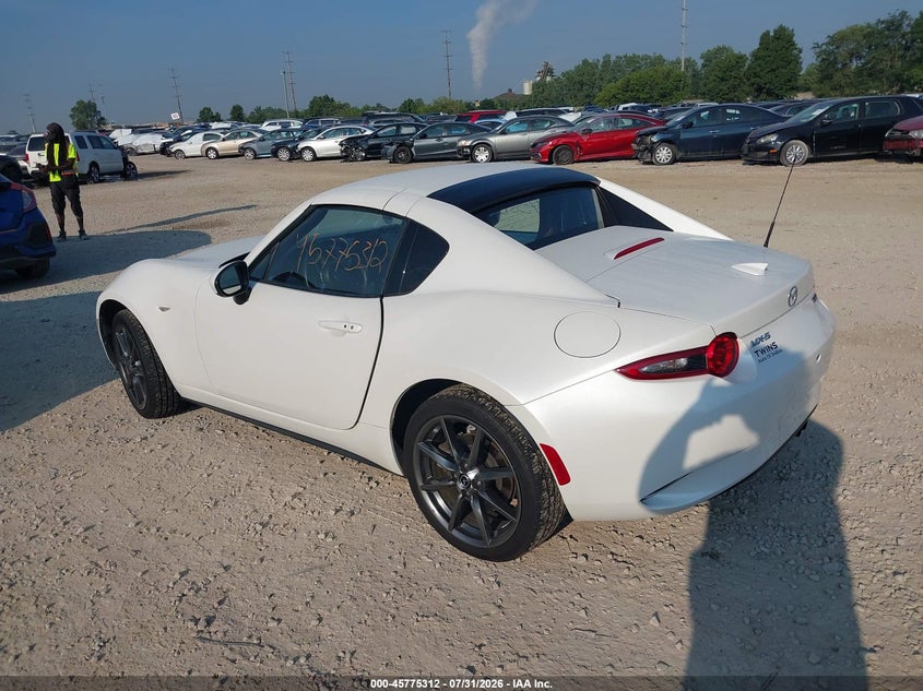 Vin: jm1ndam71k0301547, lot: 46274092, mazda mx-5 miata rf grand touring 20193