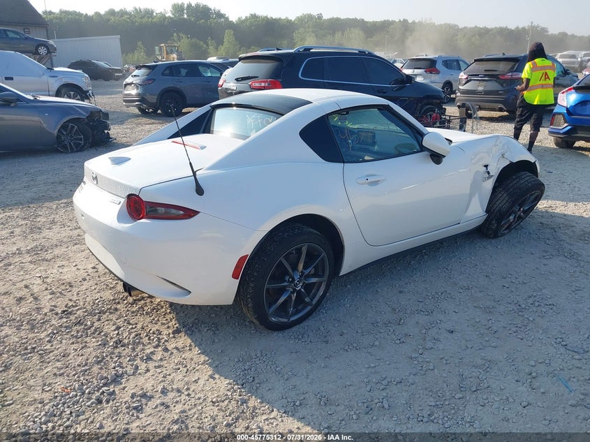Vin: jm1ndam71k0301547, lot: 46274092, mazda mx-5 miata rf grand touring 20194
