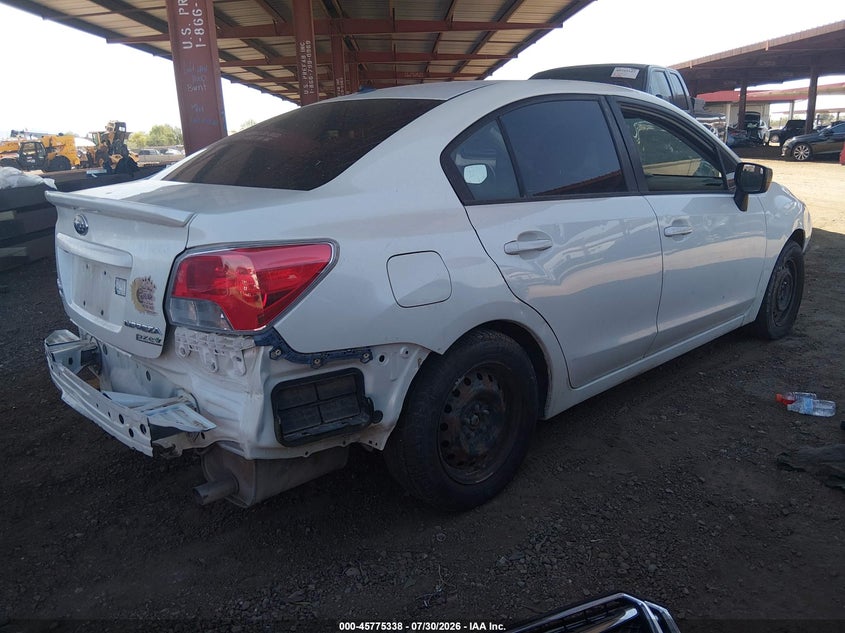 Vin: jf1gjaa62fh023235, lot: 46274118, subaru impreza 2.0i 20154
