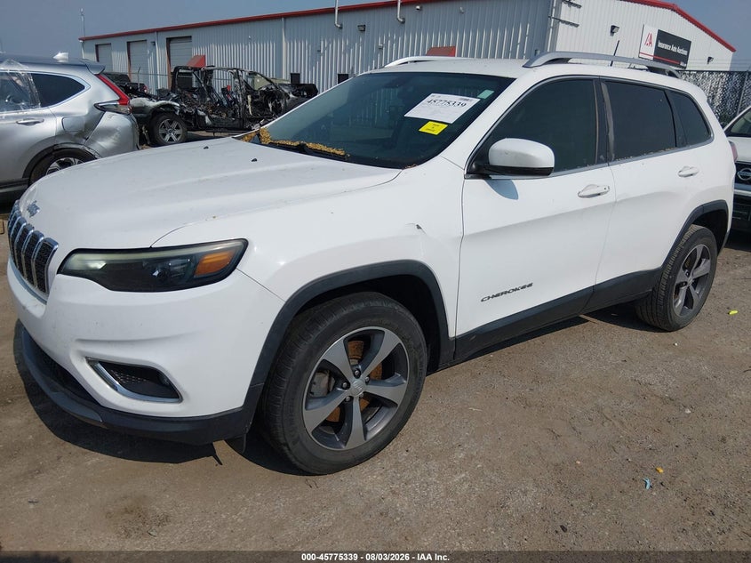 2019 Jeep Cherokee, Unknown, IAAI, VIN 1C4PJMDN5KD147130 — photo 2