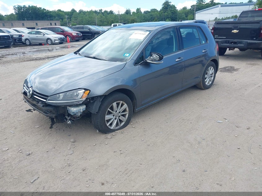 Vin: 3vw217au3fm037420, lot: 46274129, volkswagen golf tsi s 4-door 20152