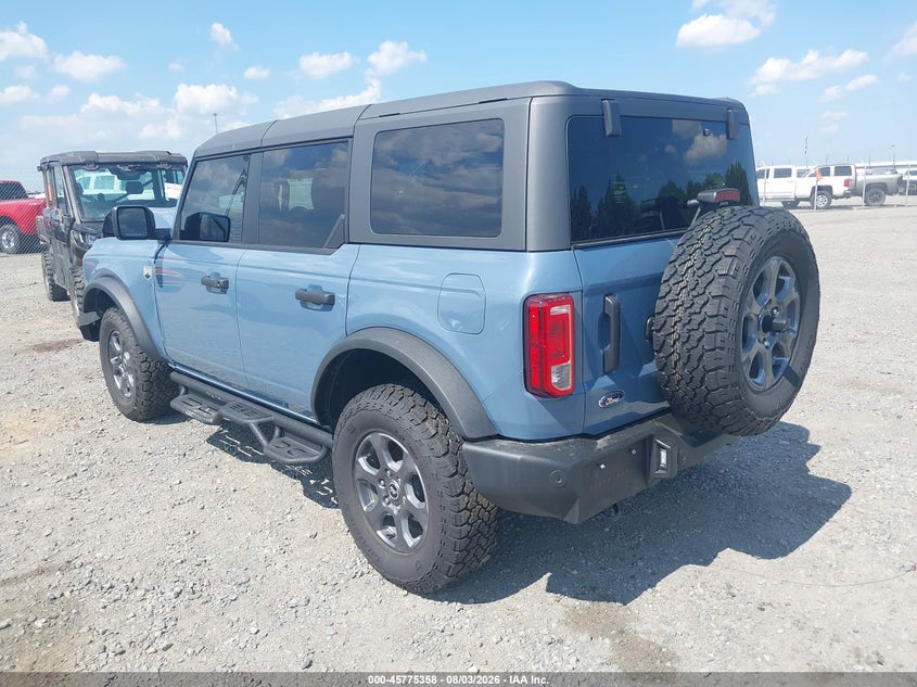 Vin: 1fmde7bh1slb02483, lot: 46274138, ford bronco big bend 20253