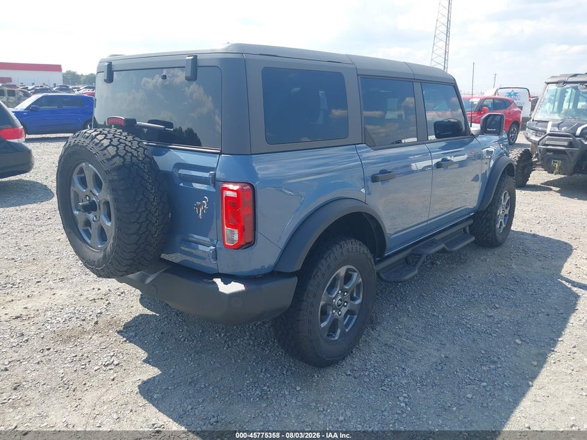 Vin: 1fmde7bh1slb02483, lot: 46274138, ford bronco big bend 20254