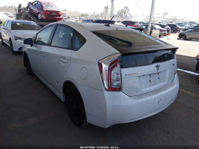 Vin: jtdkn3du0d1725316, lot: 46274149, toyota prius four 20133