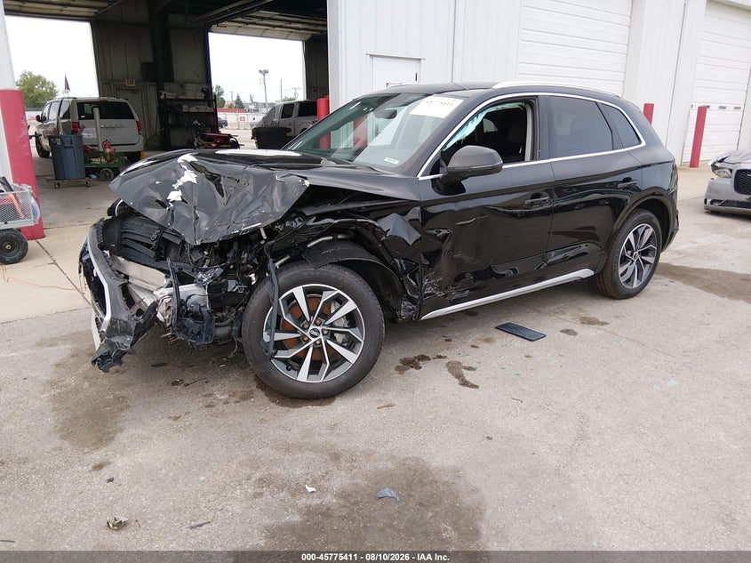 Vin: wa1aaafy5m2089220, lot: 46274191, audi q5 premium 45 tfsi quattro s tronic 20212