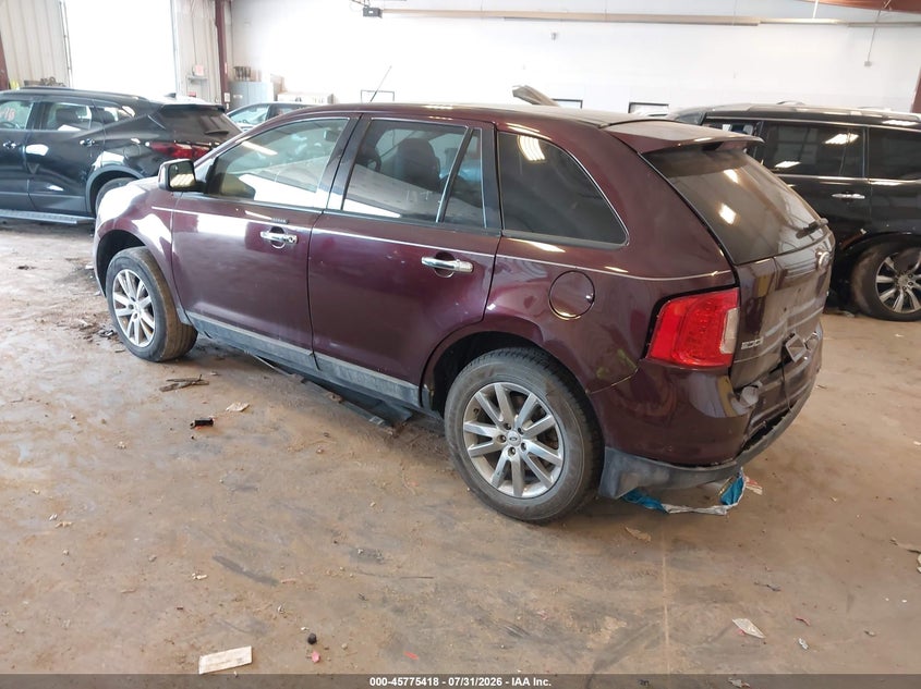 Vin: 2fmdk3jc0bba54823, lot: 46274198, ford edge sel 20113