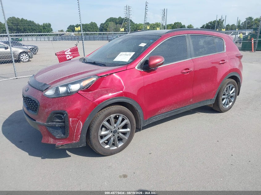 Vin: kndp63ac9m7854232, lot: 46274214, kia sportage s 20212