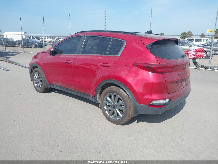 Vin: kndp63ac9m7854232, lot: 46274214, kia sportage s 20213