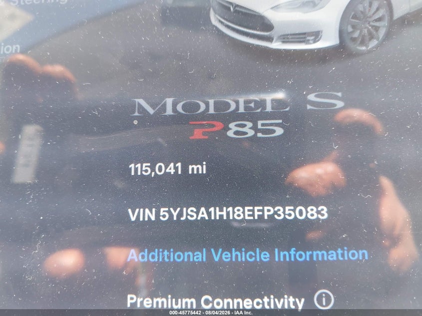 2014 TESLA MODEL S P85 · Фото 15