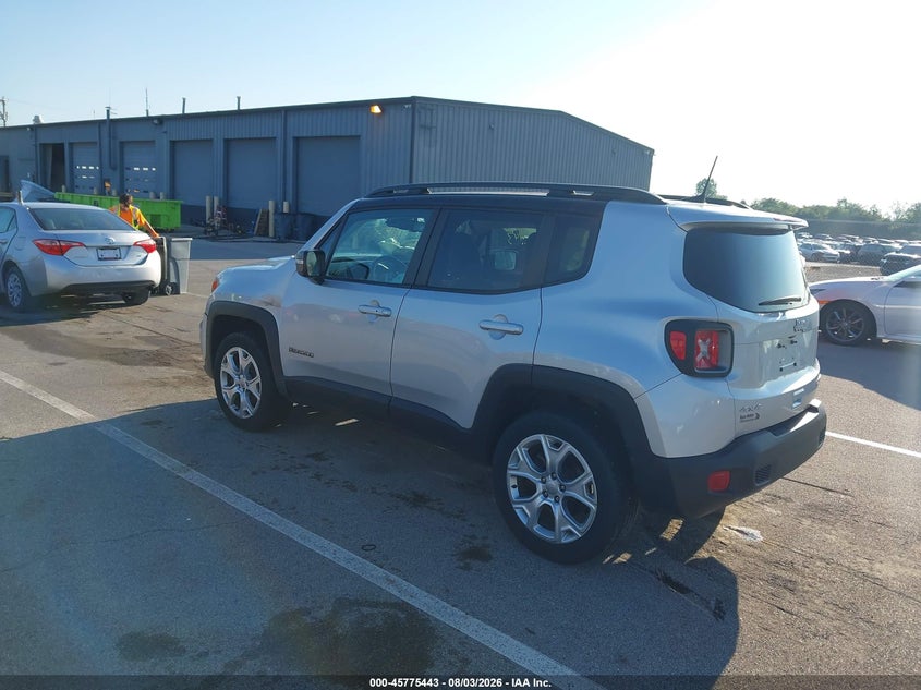 Vin: zacnjbd16kpj89748, lot: 46274223, jeep renegade limited 4x4 20193
