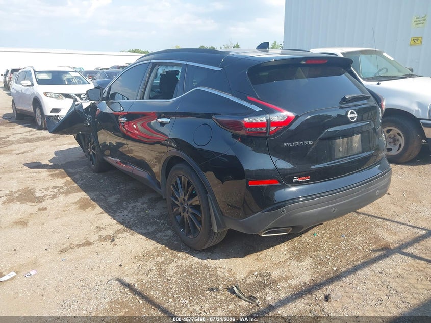 Vin: 5n1az2bj9pc140225, lot: 46274240, nissan murano sv fwd 20233