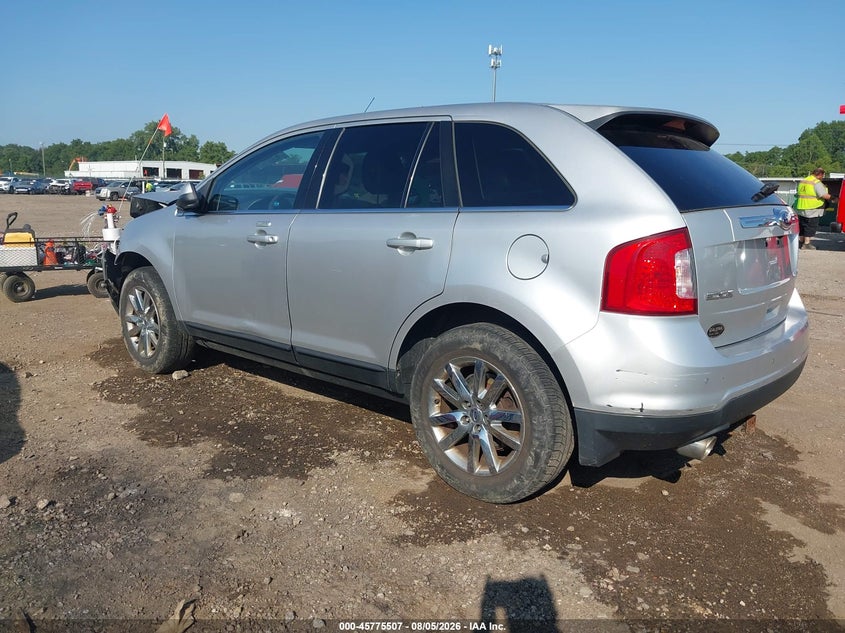 Vin: 2fmdk4kc5dbb95748, lot: 46274287, ford edge limited 20133