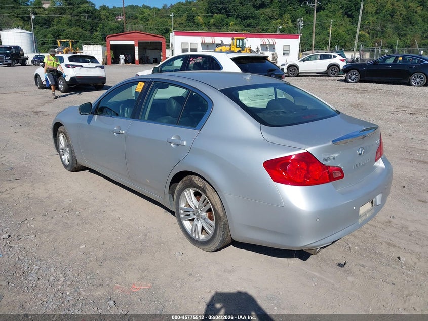 2010 INFINITI G37X auction photo 3