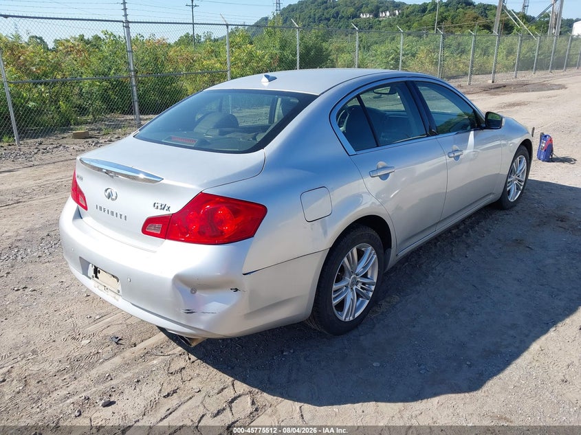 2010 INFINITI G37X auction photo 4