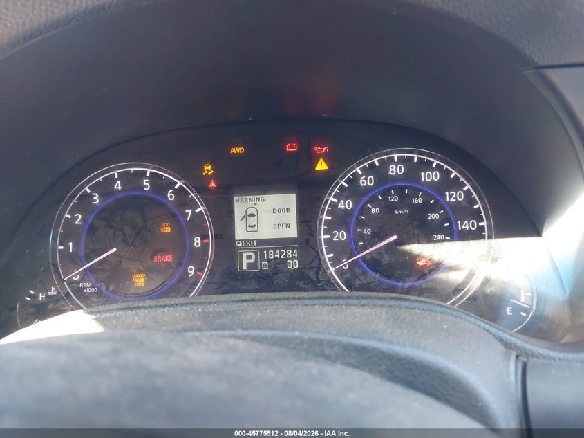 2010 INFINITI G37X auction photo 7