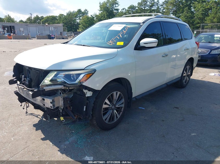 Vin: 5n1dr2mnxhc905294, lot: 46274381, nissan pathfinder sv 20172