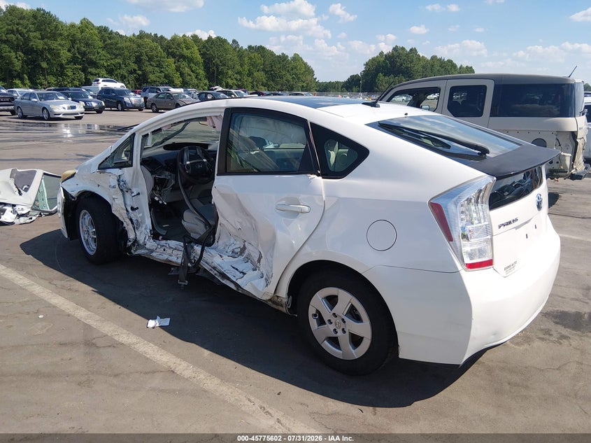Vin: jtdkn3du8a5029971, lot: 46274382, toyota prius iii 20103