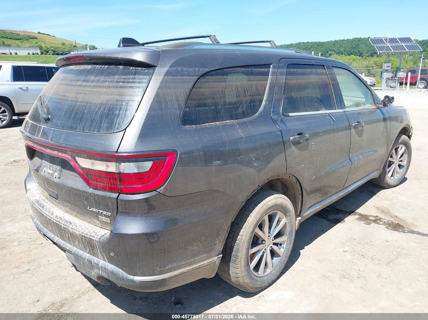Vin: 1c4rdjdgxfc169653, lot: 46274397, dodge durango limited 20154