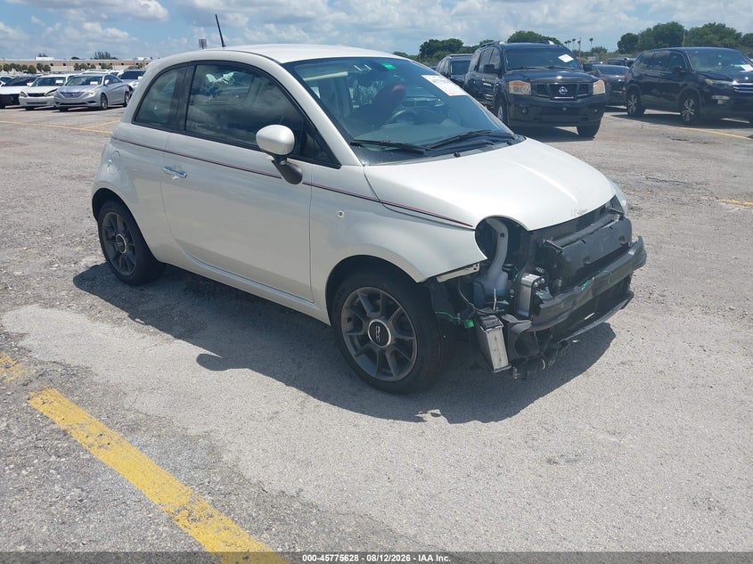 Vin: 3c3cffkh8kt820385, lot: 46274408, fiat 500 pop 20191