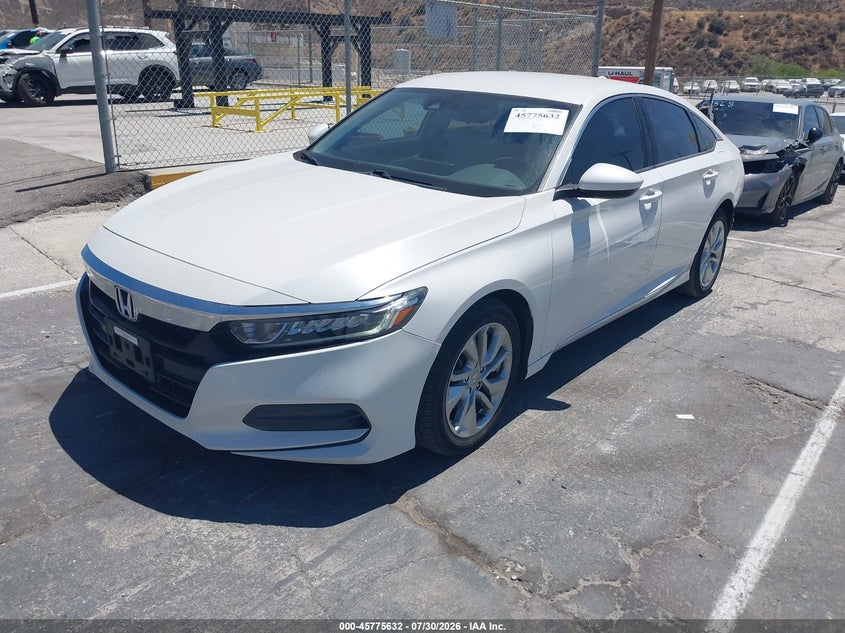 2018 Honda Accord Lx, Rear, IAAI, VIN 1HGCV1F14JA066245 — photo 2