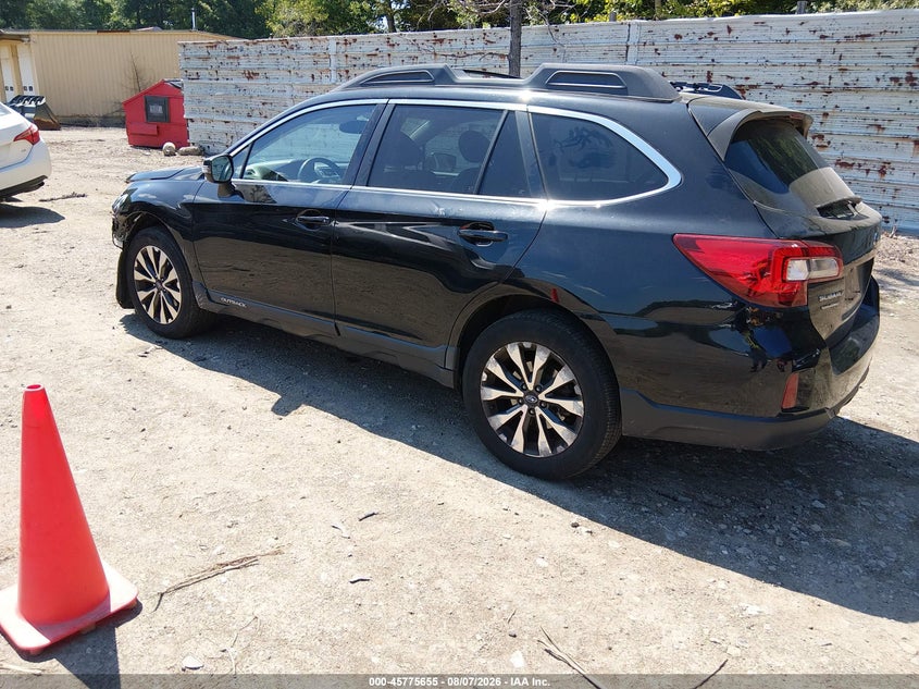 Vin: 4s4bselcxf3238060, lot: 46274435, subaru outback 3.6r limited 20153
