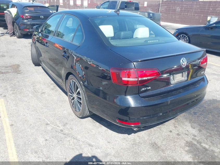 Vin: 3vwd17aj9gm377302, lot: 46274438, volkswagen jetta 1.8t sport 20163