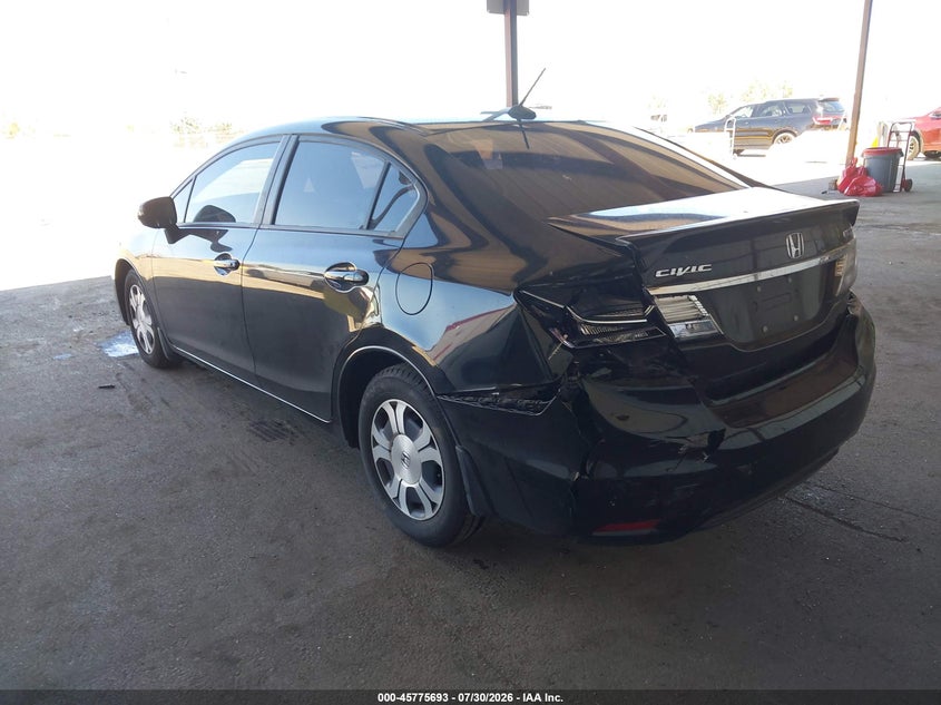 Vin: 19xfb4f25de000478, lot: 46274473, honda civic hybrid 20133