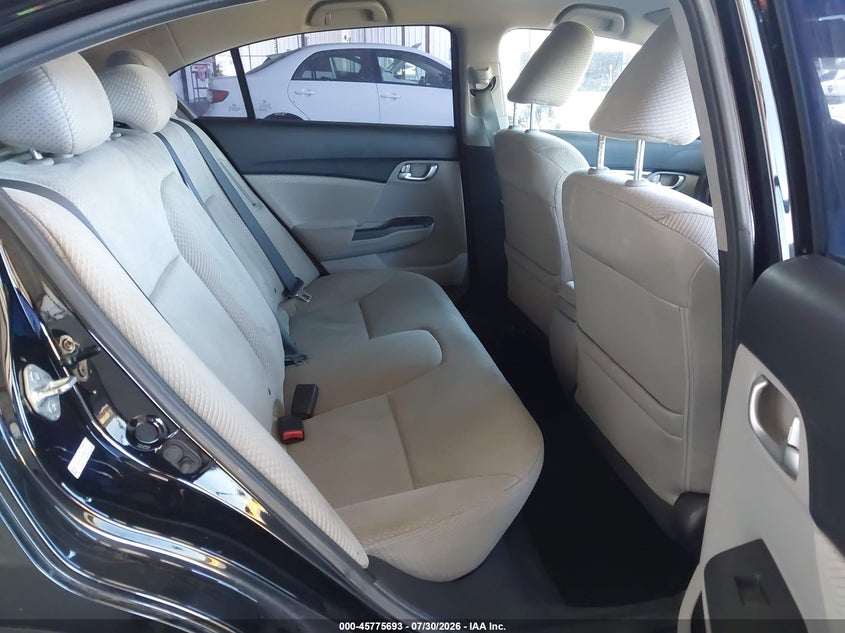 2013 HONDA CIVIC SEDAN 1.5L I-4 VVT, 90HP