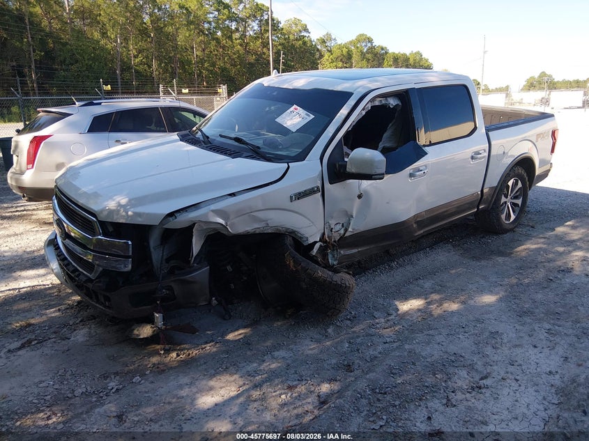Vin: 1ftew1eg1jfd36898, lot: 46274477, ford f-150 king ranch 20182
