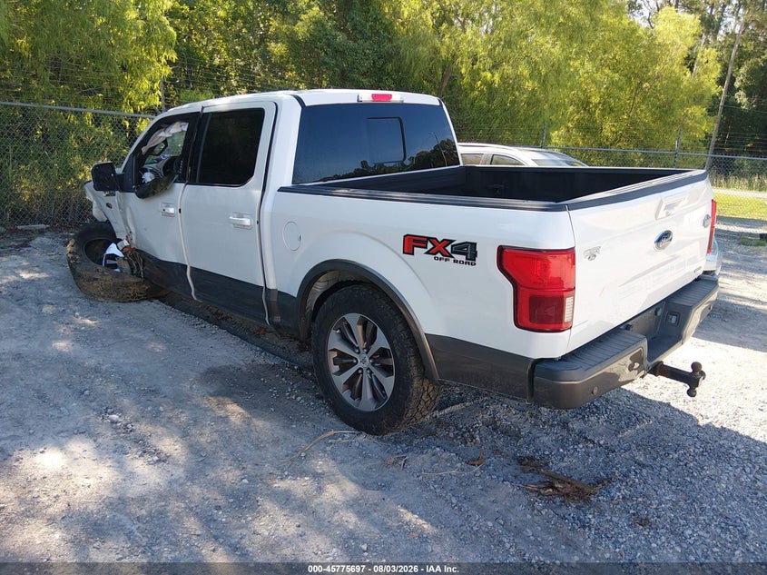 Vin: 1ftew1eg1jfd36898, lot: 46274477, ford f-150 king ranch 20183