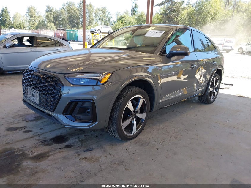 Vin: wa15aafy0p2064196, lot: 46274479, audi q5 sportback premium plus 45 tfsi s line quattro s tronic 20232