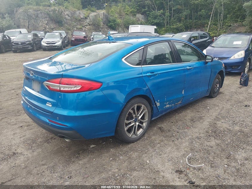 Vin: 3fa6p0cd5kr260956, lot: 46274483, ford fusion sel 20194