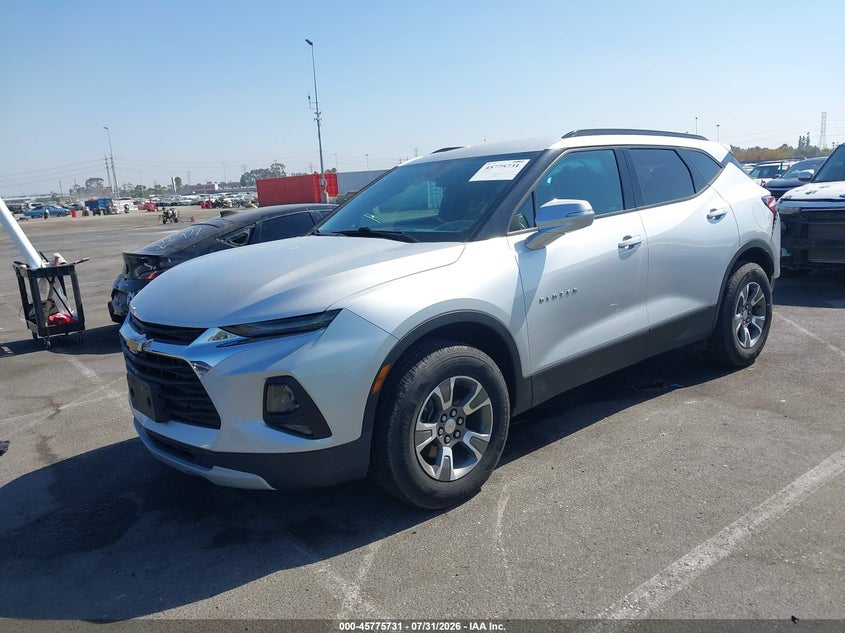 Vin: 3gnkbbra0ms547415, lot: 46274512, chevrolet blazer fwd 1lt 20212