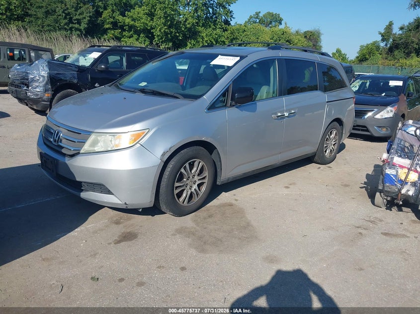 Vin: 5fnrl5h67bb004071, lot: 46274517, honda odyssey ex-l 20112