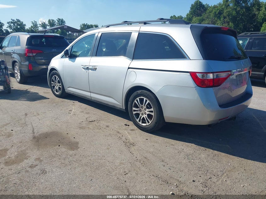 Vin: 5fnrl5h67bb004071, lot: 46274517, honda odyssey ex-l 20113